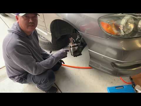 How to Change Front Brake Pad - Toyota Corolla 2003-2008