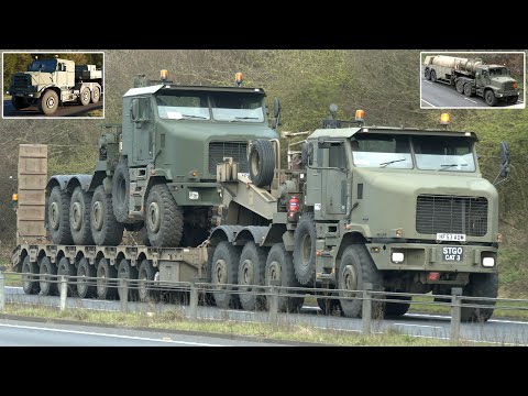 Army tank transporter trucks, low loaders, and tankers 🪖