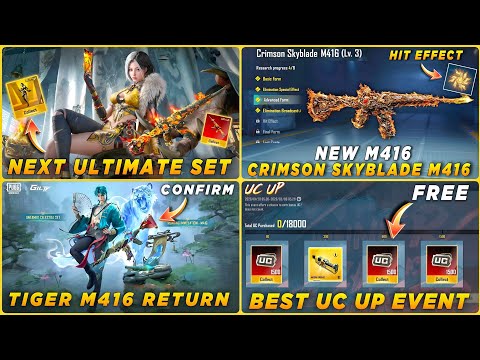 🔴 NEXT BUBU ULTIMATE SET | GET NEW M416 UNDER 2100 UC 💸| TIGER M416 RETURN BGMI | NEXT UC UP EVENT 🤩