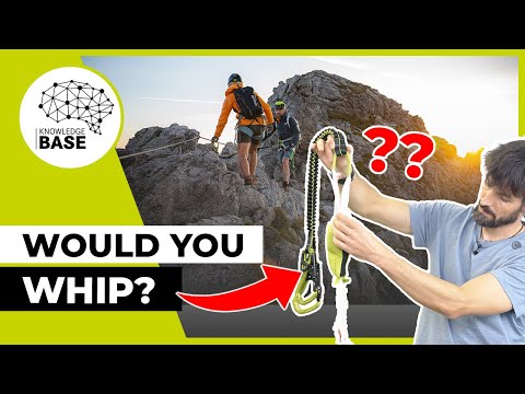 How does it look if you fall into your via ferrata set?