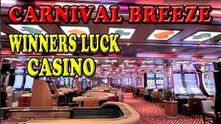 Carnival Breeze Winners Luck Casino Tour