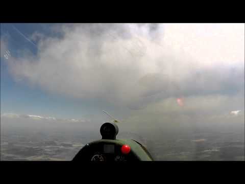 Surfing the Clouds in my ASW 20 Glider