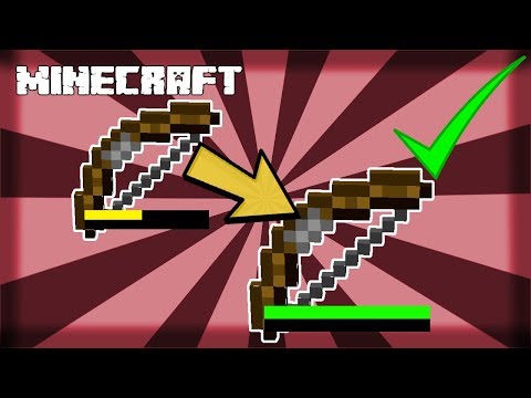 ✔ MINECRAFT | How to Fix a Bow! 1.14.4