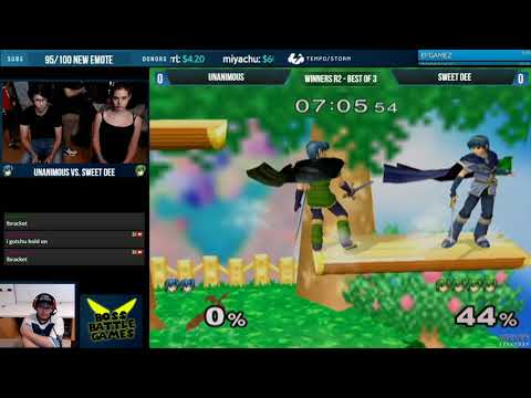 Master Hand Monthly (Aug 2018) - Unanimous (Marth) vs. Sweet Dee (Marth White) - SSBM - Winners R2