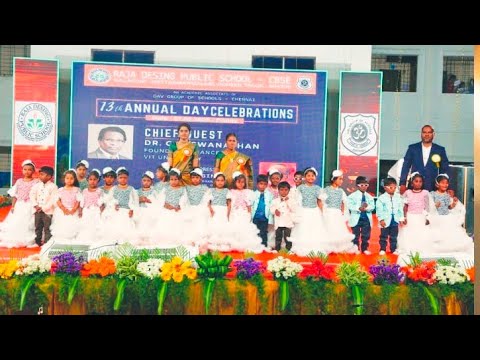 13th ANNUAL DAY CELEBRATIONS -2025, LKG DANCE  @ RAJA DESING PUBLIC SCHOOL - CBSE,GINGEE.