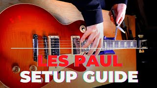 This is How I Set Up my Les Paul - Neck relief, action and intonation.