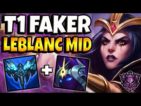 T1 Faker Leblanc vs Graves [ MID ] Patch 11.23 Ranked Korea ✅