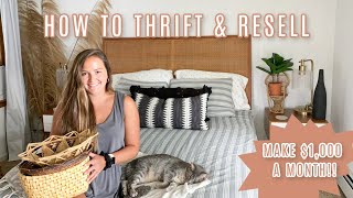 How to Start A Thrifting & Resale Business l HOW TO BECOME A RESELLER l Tips to Sell Home Goods