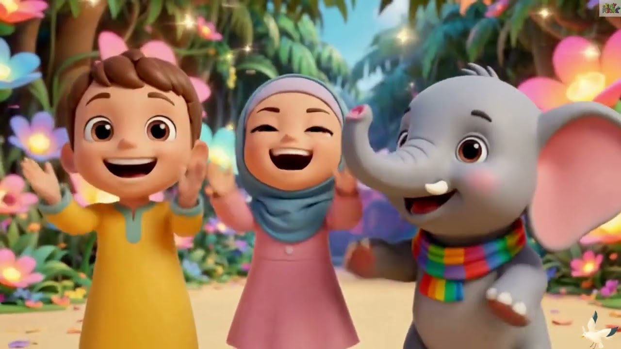 Chal Mere Haathi 🐘 | Fun Hindi Kids Song | Jungle Dance Song for Children