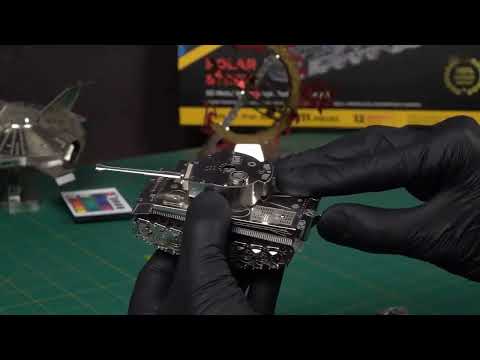 Коллекционная модель-конструктор Metal Time Ponderous Panzer Heavy Tank Тигр (MT020)