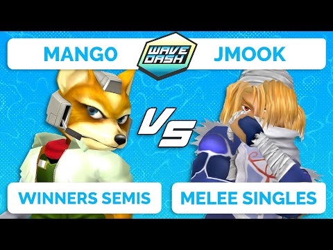WAVEDASH 2022 - Mang0 (Fox) vs Jmook (Sheik) - SSBM - Winners Semis