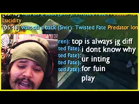 Tobias Fate FLAMES his GAREN for INTING