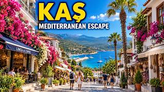Walk Through Kaş in 4K | Turkey’s Charming Mediterranean Coastal Town