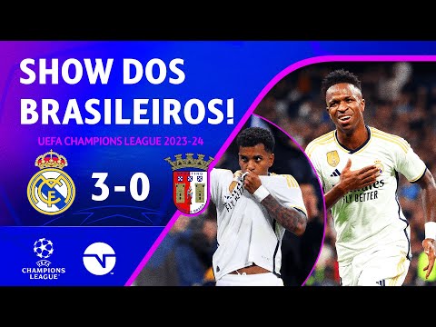 Gols e lances de Real Madrid x Braga