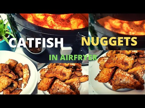 Crispy Airfryer Cat Fish Nuggets/How To Prepare Cat Fish Nuggets In Airfryer