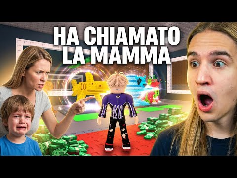 I stole from a player and he called his mother on Roblox.