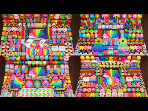 1 HOUR COLLECTION SATISFYING WITH CLAY PIPING BAG ! Mixing Random Things Into Slime #2788