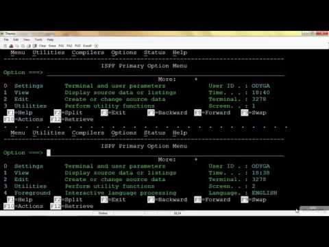 06 03 Navigating ISPF Panels