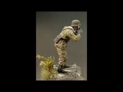 1:35 WW2 German uniform camouflage  “Erbsenmuster” - “Pea-dot” 1943 - 1945