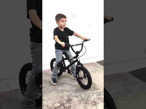 14” BMX bike VS. 16” BMX bike.. 6 years old and just under 46”. #bmx #bikesizing