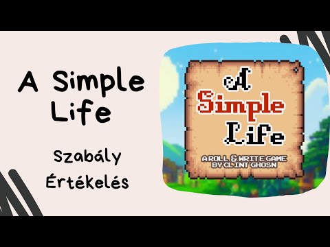 Kertészkedés, horgászat, csontvázölés: A Simple Life társasjáték játékbemutató és szabályismertető - Társasozz Okosan!