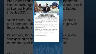 Detik-detik Prabowo Terkejut saat "Ditowel" Pengawal Yordania saat Raja Abdullah II Akan Hormat