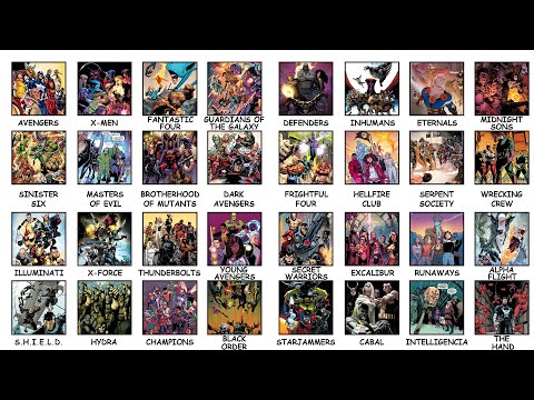 Every Major Marvel Team Explained in 54 Minutes (All Parts)