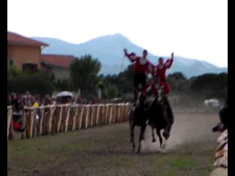 pariglie siliqua  esibizione pariglia di fonni saluto  15 .09.2013