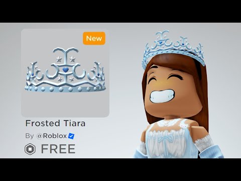 GET THIS FREE FROSTED TIARA in ROBLOX!!