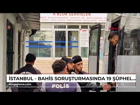 İstanbul - Bahis soruşturmasında 19 şüpheli adliyeye sevk edildi / Sevk görüntüsüyle