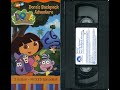 Opening To Dora The Explorer Dora S Backpack Adventure US VHS 2002