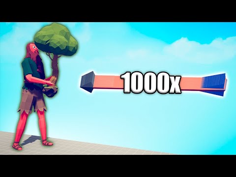 TREE GIANT vs 1000x OVERPOWERED UNITS - TABS | Totally Accurate Battle Simulator 2024
