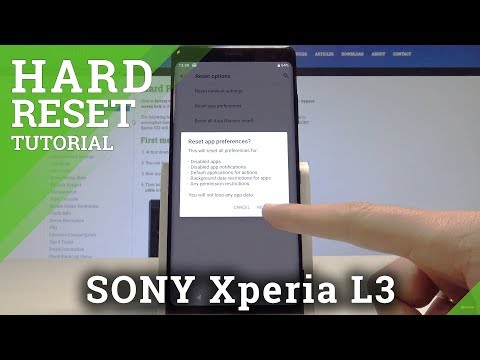 Hard Reset SONY Xperia L3 - Bypass Screen Lock / Repair System / Flash Tutorial