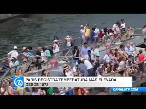 París registra temperaturas más elevadas desde 1872