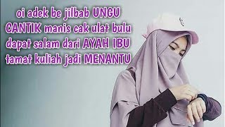 Download lagu Lagu ADEK BE JILBAB UNGU Yang Lagi Viral Versi Wanita BERCADAR ❤ mp3 Download lagu Lagu ADEK BE JILBAB UNGU Yang Lagi Viral Versi Wanita BERCADAR ❤ mp3