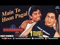 Main To Hoon Pagal HD VIDEO Shahrukh Khan Johny Lever Baadshah Ishtar Music
