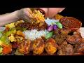 DELICIOUS SPICY BOILED CHICKEN EGG SPICY CHICKEN LIVER WHITE RICE