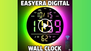 EASYERA DIGITAL 10" WALL CLOCK