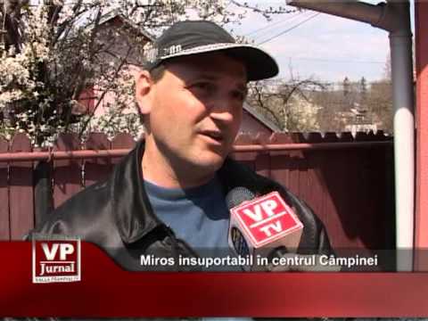 Miros insuportabil în centrul Câmpinei