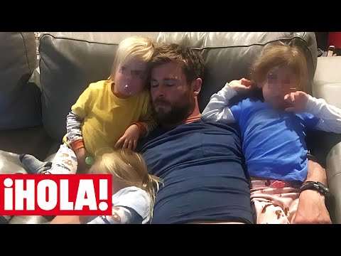 Chris Hemsworth presume orgulloso de su hija India, ¿con qué película se entretuvo en un avión?