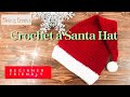 Crochet a Santa Hat - Beginner friendly elf stocking cap tutorial