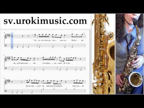 Lär Dig Spela Saxofon (Altsaxofon) Passenger - Let Her Go Tabs Nybörjare Del 2 um-i492