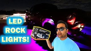 How to Install Amazing LED Rock Lights On a TRUCK!! (TUNDRA)