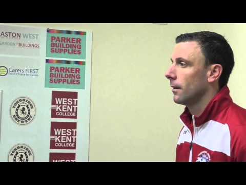 TONBRIDGE ANGELS VS CANVEY ISLAND - Post Match Interview 26/03/16