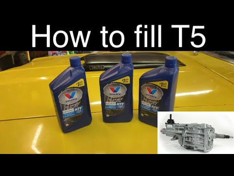 How to fill/check a T5 transmission and what to use.