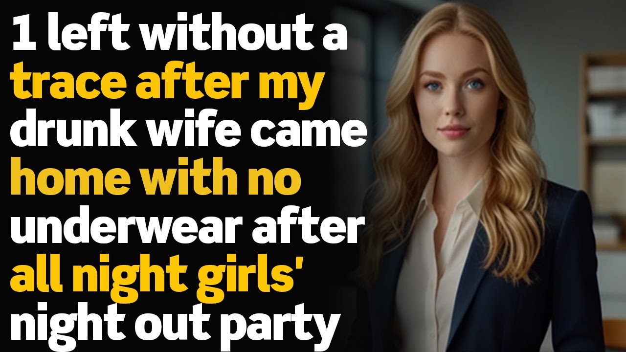 I Left Without a Trace After My Drunk Wife Came Home With No Underwear After Girls’ Party