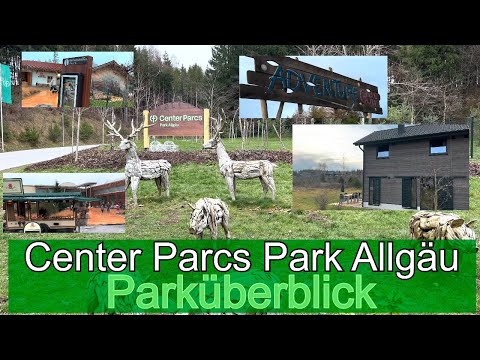 großer Parküberblick Center Parcs Park Allgäu in Leutkirch