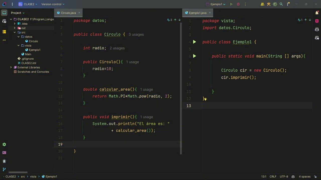 Constructor por Defecto (Ejercicio 1) | Programación Orientada a Objetos (POO) en Java ☕💻