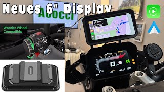 Neues 6 Zoll CarPlay & Android Auto Display für BMW Connected Ride Mount | Aoocci BM6 | Teil 1/2