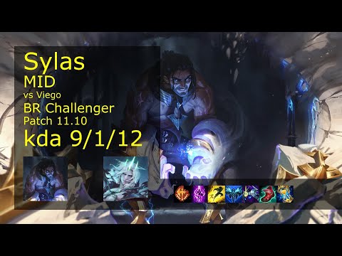 Sylas Mid vs Viego - BR Challenger 9/1/12 Patch 11.10 Gameplay